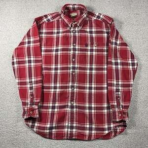 Beretta Shirt Mens S Red Plaid Flannel Long Sleeve Hunting Outdoors Shooting